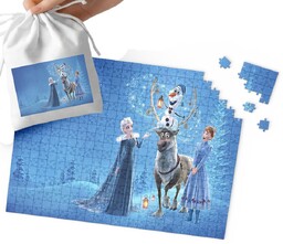 Puzzle Tradycyjne - Kraina Lodu Wzory Z Bajek