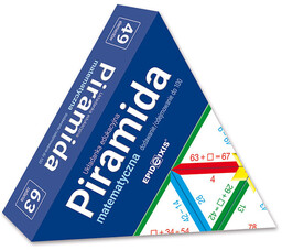 Piramida Matematyczna M4. Dodawanie/odejmowanie do 100, gra edukacyjna,
