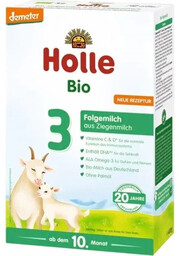 Holle Mleko kozie 3 następne dla niemowląt