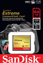 Karta SanDisk Compact Flash Extreme 64GB 120 MB/s