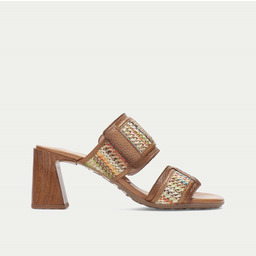 Hiszpańskie klapki na obcasie - HISPANITAS RHV264747 MULTIKOLOR