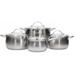 Garnki Zwieger Zestaw Garnków Stal Nierdzewna Inox