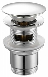 Korek umywalkowy z odpływem 5/4 klik- klak wys.