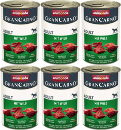 ANIMONDA Grancarno Adult Dog smak: Dziczyzna 400g