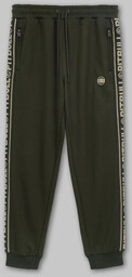 Pit Bull Spodnie Dresowe Tape Logo Old Green