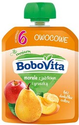 BoboVita Mus morele, jabłko, gruszka - 80g