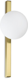 Lampa ścienna BINOMIO AP1 OTTONE 311319 - Ideal