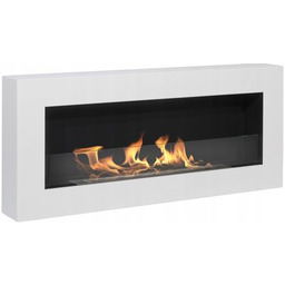 Biokominek 900 x 400 mm Box biały mat