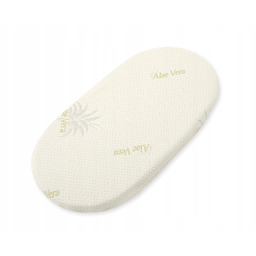 Materac do kosza Mojżesza Boho Aloe Vera