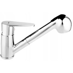 Ferro Bateria kuchenna Algeo BAG8 wyciągana wylewka, chrom.