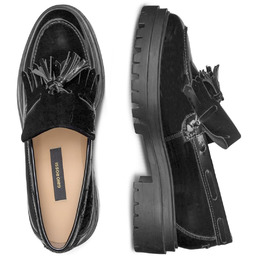 Gino Rossi Loafersy Damskie Czarny VERA-21072