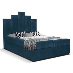 Łóżko kontynentalne z pojemnikiem KING 200x200 Kolor