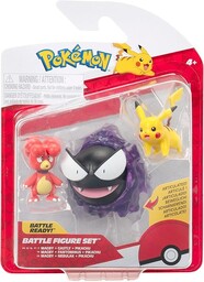 Pokemon Battle Figure Set (3PK: Magby, Pikachu #1
