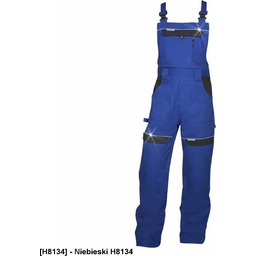 ARDON COOL TREND - spodnie ogrodniczki ocieplane niebieskie