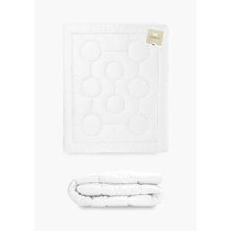 Kołdra wełniana 220x240 biała całoroczna 2120 g Merino