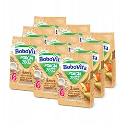 BoboVita Porcja 3 Zbóż Kaszka ml zboż-ows, jabł-gruszka