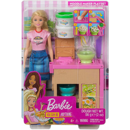 Barbie Kariera Lalka i Zestaw Domowy makaron Mattel
