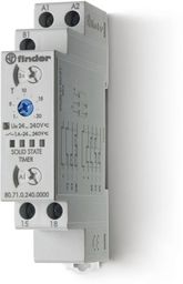Przekaźnik czasowy 1NO 1A 24-240V AC/DC, SSR, uniwersalny