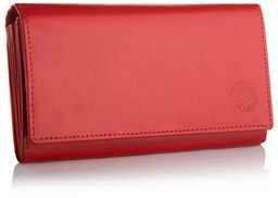 Portfel damski BETLEWSKI BPD-DZ-10 CZERWONY