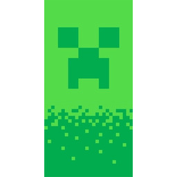 Ręcznik kąpielowy plażowy CREEPER MINECRAFT 70x140