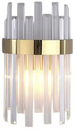 Copel Ścienna lampa glamour Luxor CGLUXORBRASS35 kryształowa mosiądz