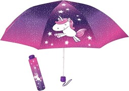 p:os Parasol jednorożec dla dzieci, wiatroszczelny, kieszonkowy,