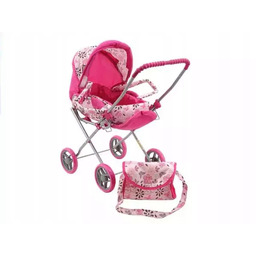 Wózek różowy kwiatki i motylki M1303 228740-534032 Adar