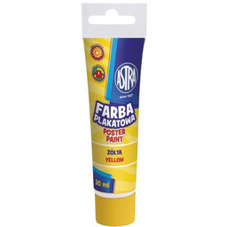 Farba plakatowa Astra tuba 30 ml 3020348 3020324,