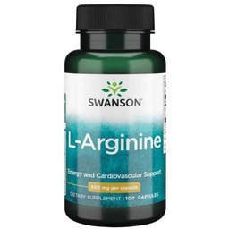 SWANSON L-Arginina 500mg, 100 kapsułek -> Odbiór