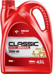 Olej Classic Mineral 15W-40 4,5L Orlen Oil