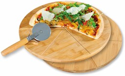 Kesper Komplet desek z nożem do krojenia pizzy,