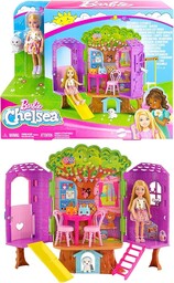 Barbie Chelsea Domek na drzewie Zestaw z lalką,
