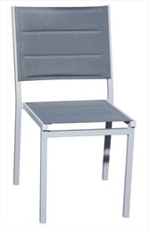 Krzesło ogrodowe DIVERSO aluminium bez podłokietników outlet