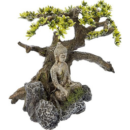 Nobby Budda z rośliną ozdoby do akwarium, 32,5