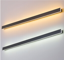 Bar-T Nowoczesny Kinkiet/Plafon LED 120 cm 39W Biały