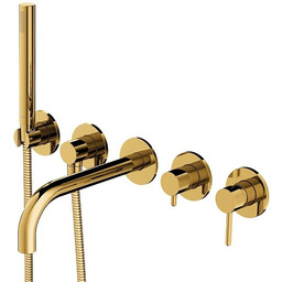 Omnires Y bateria wannowa 5-otworowa podtynkowa z długą