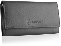 Portfel damski BETLEWSKI BPD-SS-13 SZARY
