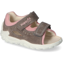 Sandały Superfit 1-000036-2020 Szare/Różowe