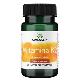 Swanson Witamina K2 naturalna 100 mcg, 30 kaps.