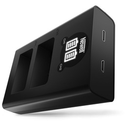 Ładowarka dwukanałowa Newell DL-USB-C do akumulatorów EN-EL25