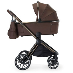 Adamex Spark Wózek głęboko-spacerowy Chocolate brown + adaptery