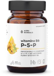 Aura Herbals Witamina B6 P-5-P 6 mg, 60