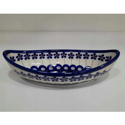 Ceramika Bolesławiec Miska Łódka 2051 Dek 166 Gat