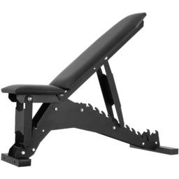 UNDERFIT Ławka treningowa regulowana dwustronnie czarna