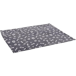 FLAMINGO Koc polarowy Zuma Szary OS/łapy 100x150CM