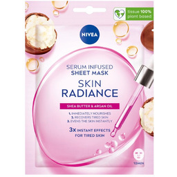 Skin Radiance maska w płachcie z serum rozświetlającym