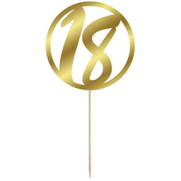 Topper papierowy na tort 18 urodziny - 1