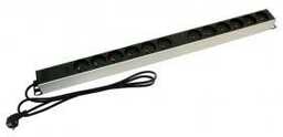 Listwa PD-12/RACK 1U 12 gniazd pionowa