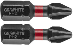 Bity udarowe PH2 x 25 mm, 2 szt.