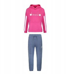 Zestaw dresowy dziewczęcy Diadora Tracksuit